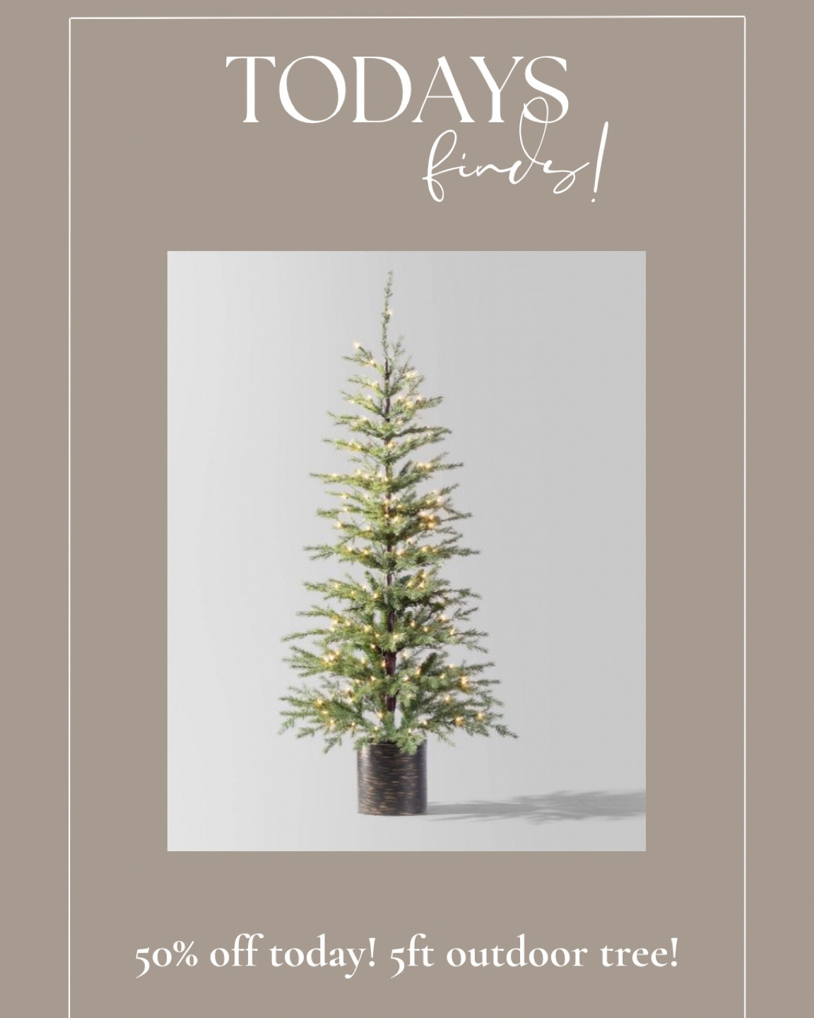 My favorite outdoor trees are 50% off today!! 

#LTKSaleAlert #LTKHome #LTKHoliday