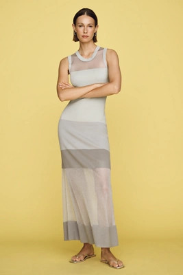 Knit Mesh Maxi Dress | Anthropologie (US)