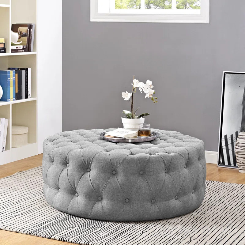 Kenedy Tufted Cocktail Ottoman | Wayfair North America