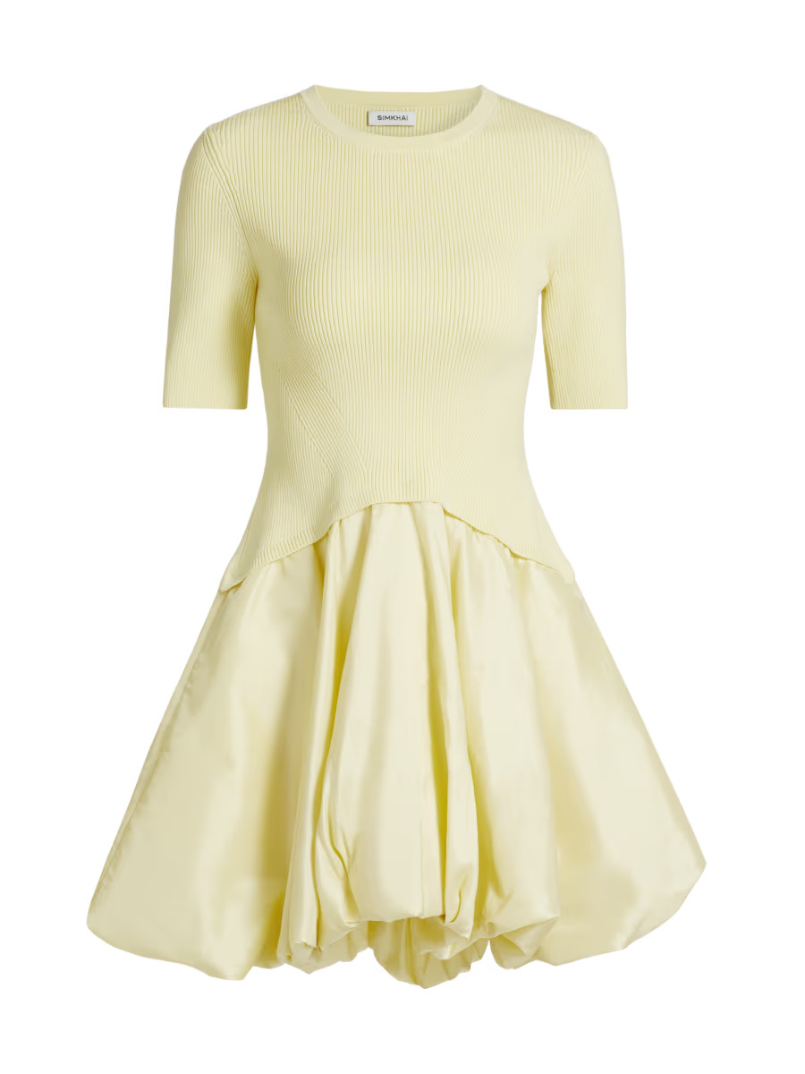 Kenny Bubble-Hem Minidress | Saks Fifth Avenue