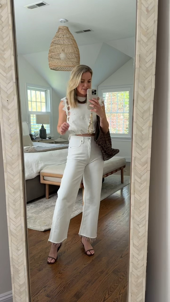 My Anthro code is back!! 20% off $100+ with code KENDALL20
-small top, tts 
-26R pants, tts, I’m 5’5
-heels tts

#LTKSaleAlert