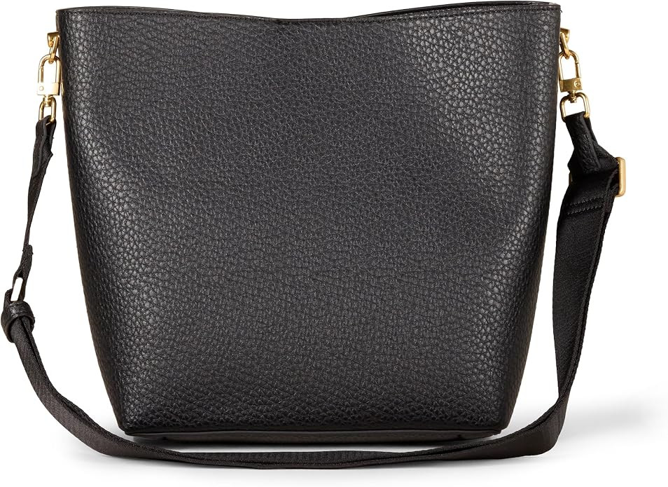 Amazon Essentials Women's Soft Bucket Bag, Crossbody Shoulder Handbag with Minimalist Design, Veg... | Amazon (US)