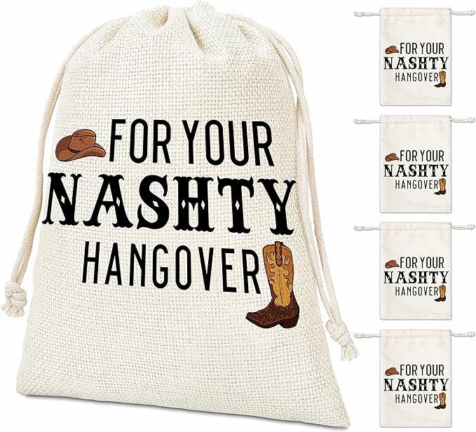 Hangover Kit Bags, Nashlorette Nashville Country Bachelorette Party Gift Bags for Bridal Shower, ... | Amazon (US)