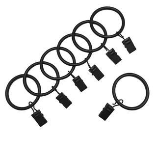 1-1/4 in. Clip Rings in Matte Blackby Home Decorators Collection(Brand Rating: 4.6/5)41(10) | The Home Depot