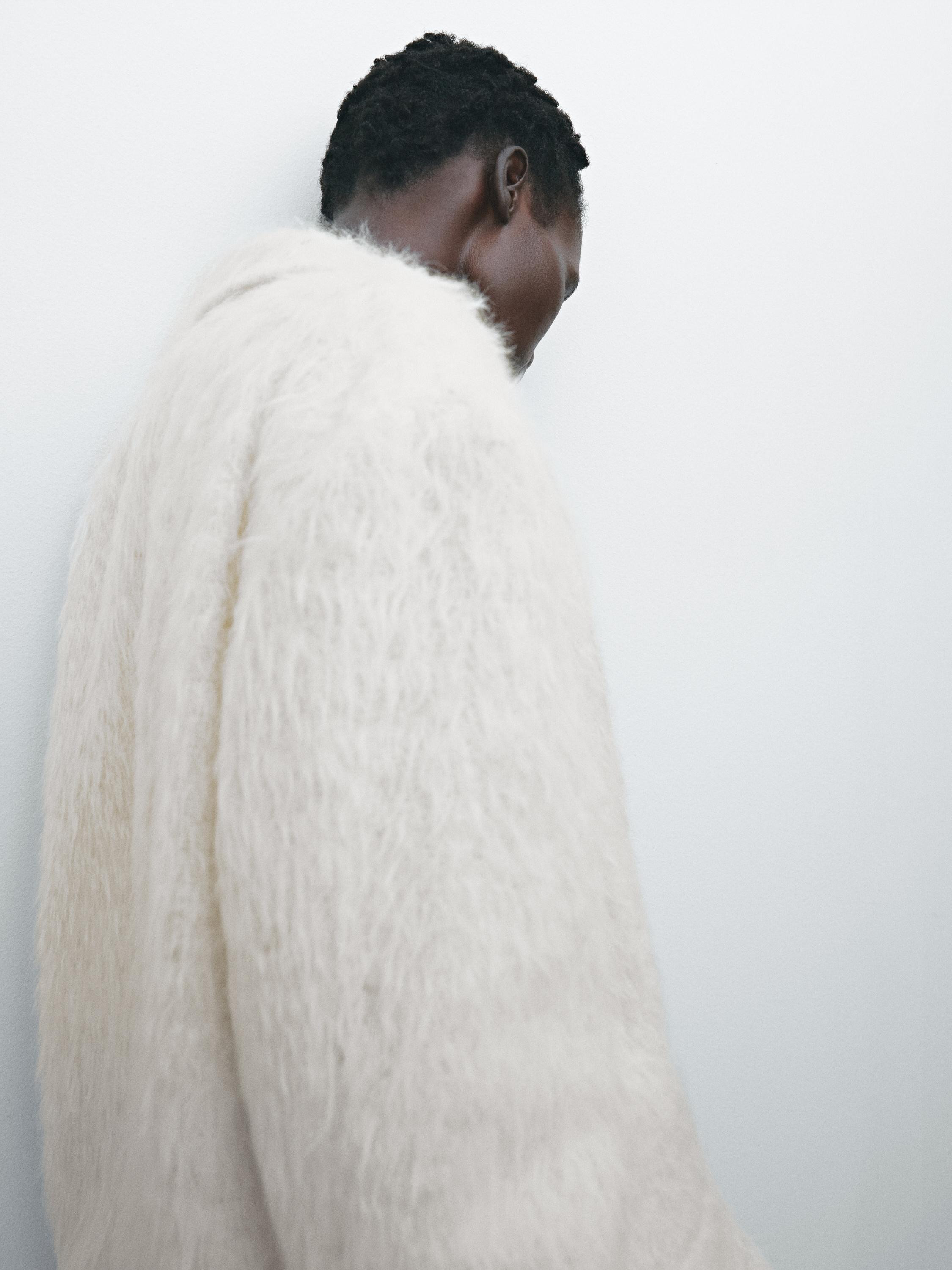 Fuzzy alpaca blazer - Limited Edition | Massimo Dutti US