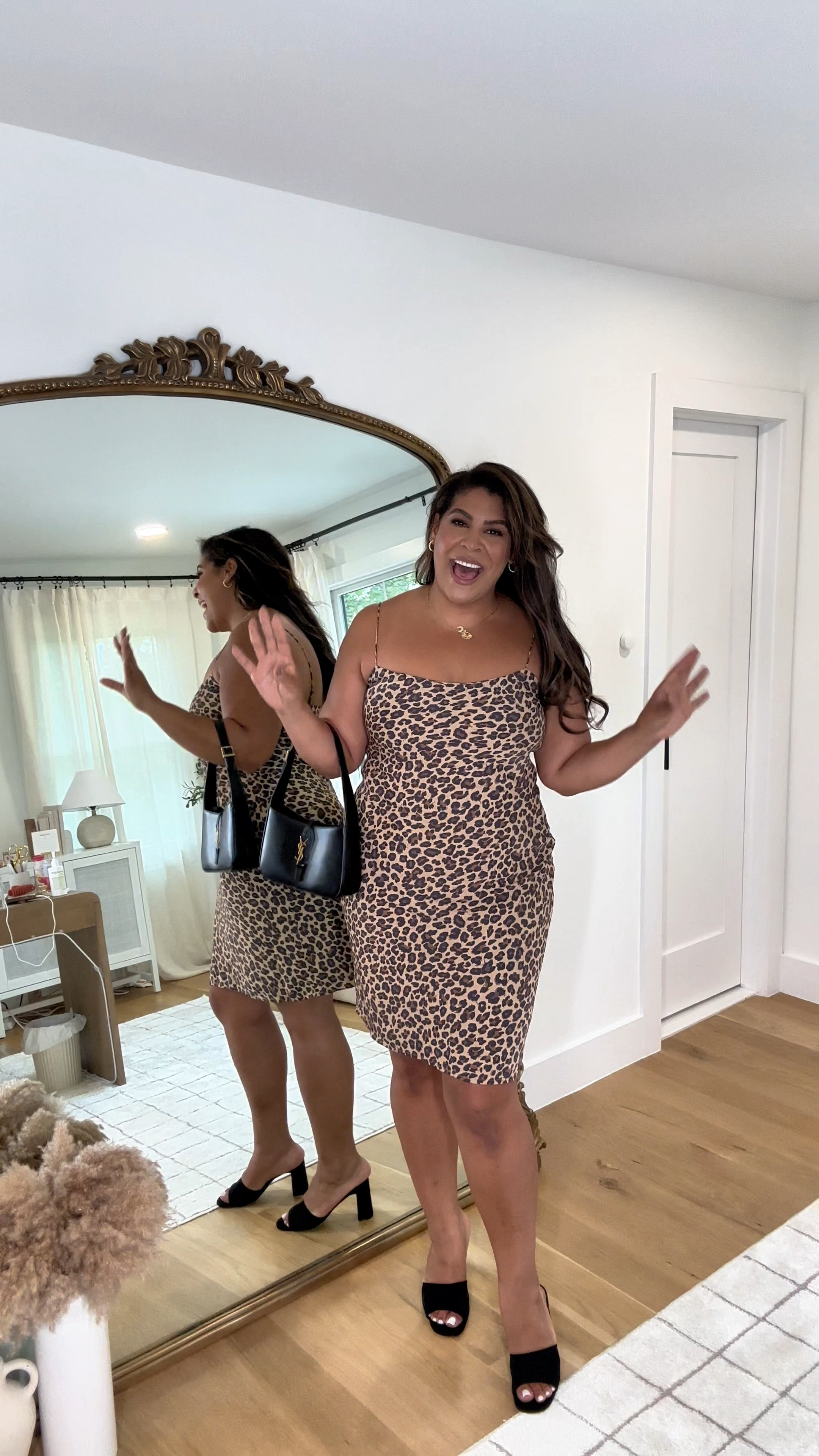 I found the perfect leopard slip dress perfect for my curvy midsize body for fall from Abercrombie! I am 5’9” 38D size 12 or XL wearing my typical Abercrombie dress size L tall! 🐆✨ this is so perfect for year round too! 🤎

#LTKMidsize #LTKVideo #LTKFindsUnder100