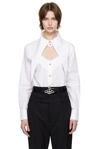 Vivienne Westwood - White Heart Shirt | SSENSE