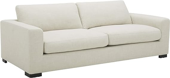 Amazon Brand - Stone & Beam Westview Extra Deep Down Filled Couch, 89"W Sofa, Cream | Amazon (US)