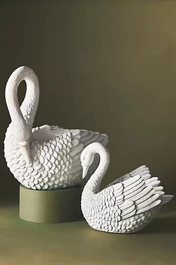 Matilda Goad & Co. Swan Planter | Anthropologie (US)