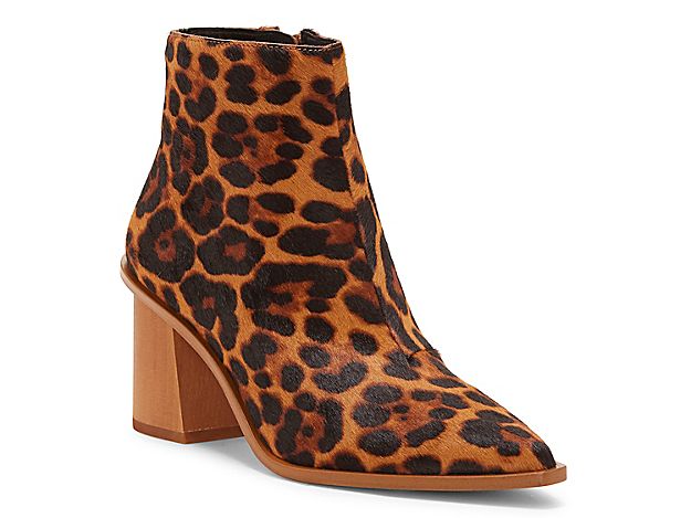 1.STATE Kelte 2 Bootie - Women's - Brown/Black Leopard Print | DSW