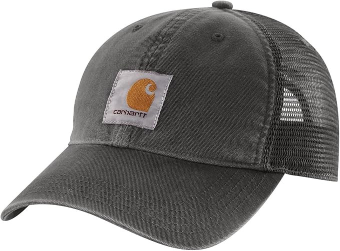 Carhartt Mens Canvas Mesh-Back Cap | Amazon (US)