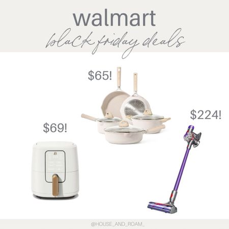 If you’re looking for a Dyson vacuum, air fryer or a beautiful set of cooking pans, now is the time! Walmart finds are happening and these prices can’t be beat! #dyson #airfryer #cooking #blackfriday

#LTKCyberSaleNL #LTKCyberSaleFR #LTKhome