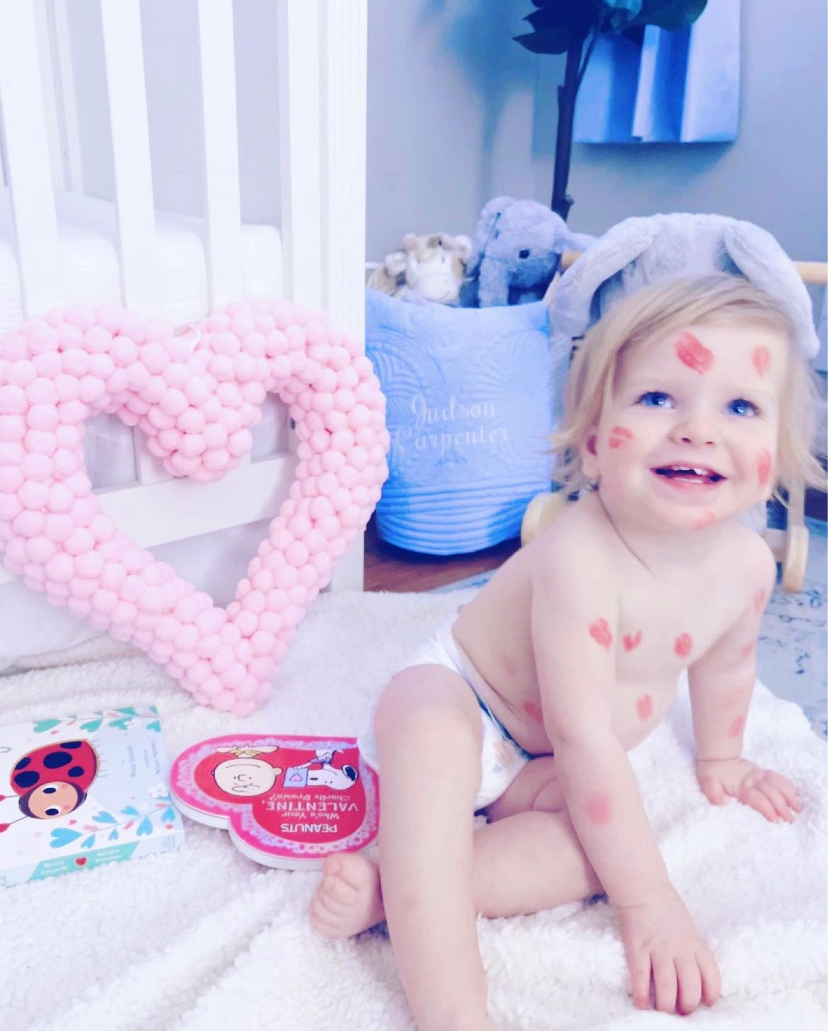 Happy February 1st from mommy’s little valentine!! 😘💋 ☺️ I could kiss those little cheeks all day long!!! ❣️😘😍#hellofebruary #happylovemonth #mylittlelove #mommyslittlevalentine❤️ 

…

#emilysayswes #judsoncarpentermabry #twentymonthsold #twentymonthold #twentymontholdbaby #twentymontholdbabyboy #judsonmonthbymonth #sweetjudson #oursweetboy #oneyearold #oneyearoldbaby #oneyearoldbabyboy #oneyearoldboy #gratefulmotherhood #motherhoodblog #motherhoodblogger #mommyblogger #februarymemories #thesearethedays #monthoflove #mommysonlove #mylittlevalentine #liketkit #LTKbaby #LTKSeasonal #LTKBeMine