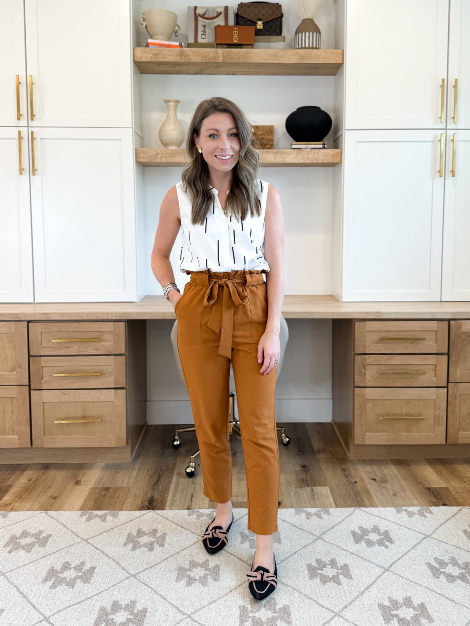 AMAZON workwear! Top runs a little big (longer too) wearing a size small. And a size extra small in the pants. 

#LTKStyleTip #LTKWorkwear #LTKFindsUnder50