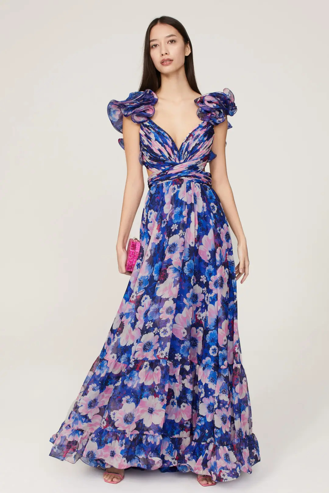 Floral Cutout Gown | Rent the Runway