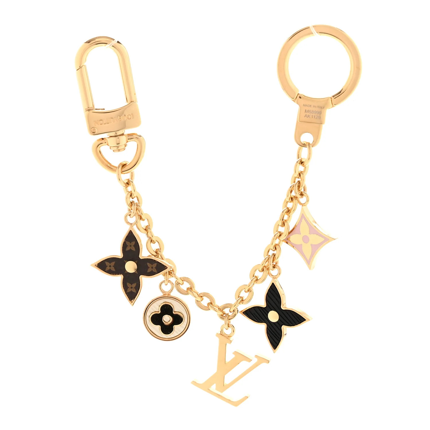 Monogram Spring Street Bag Charm Key Holder Gold | FASHIONPHILE (US)