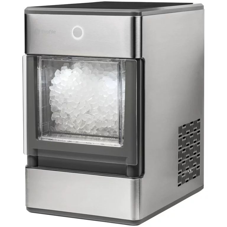 GENERAL ELECTRIC Up to 24 lbs Per Day Countertop Ice Maker, Stainless Steel | Walmart (US)