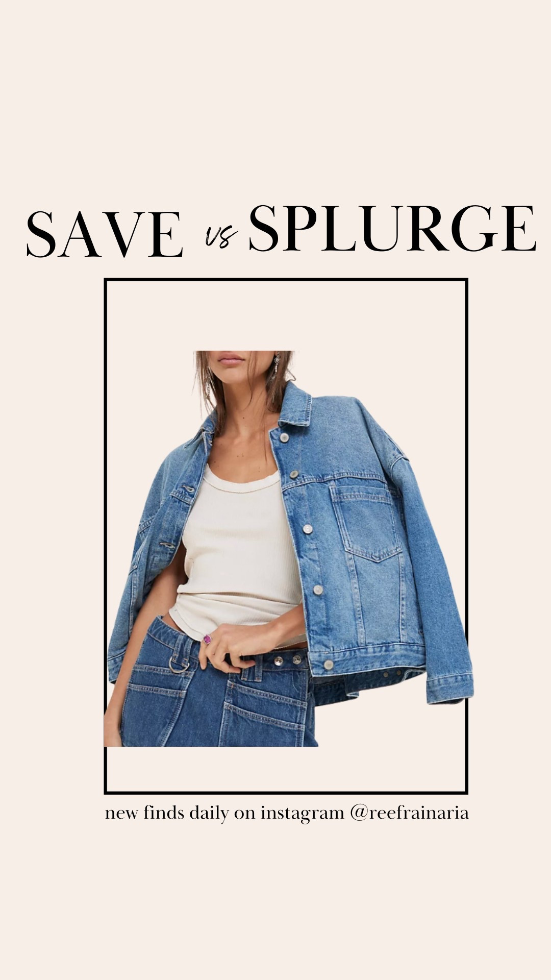 Shop new save vs splurge finds daily on my instagram @reefrainaria 

#LTKSeasonal #LTKStyleTip #LTKFindsUnder50