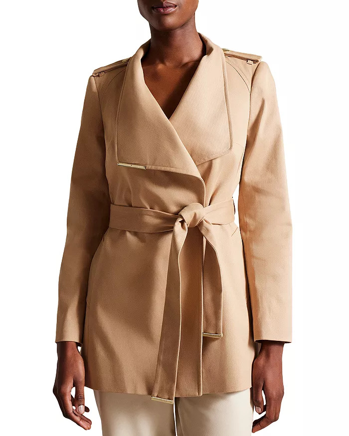 Rosiaas Hip Length Wrap Trench Coat | Bloomingdale's (US)