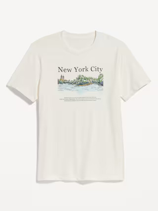 Soft-Washed Graphic T-Shirt for Men | Old Navy (US)