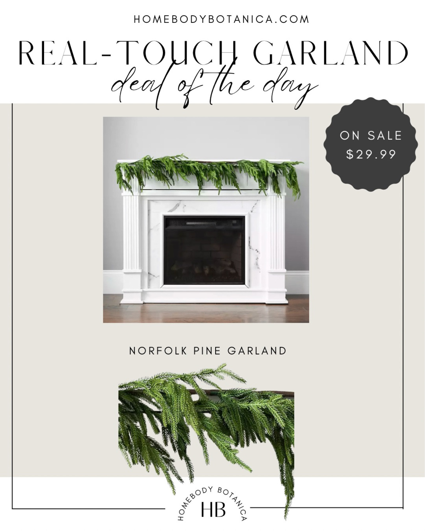 The BEST holiday garland is back in stock
and it's on sale $29.99! This is the cheapest price you
will see these, normally go for $60+ on other sites!
I got a few of these last year and they're so realistic.
It was just out of stock last night when I went to
purchase another one, and I really didn't think it was
going to restock! Just purchased two more
Other larger accounts are sharing this one too, so if
you're interested I would definitely recommend getting it now before it sells out again! // #realtouchgarland #naturaltouchgarland #christmasgarland #holidaygarland #norfolkpinegarland #onsalenow #kirklands

#LTKSeasonal #LTKhome #LTKHoliday
