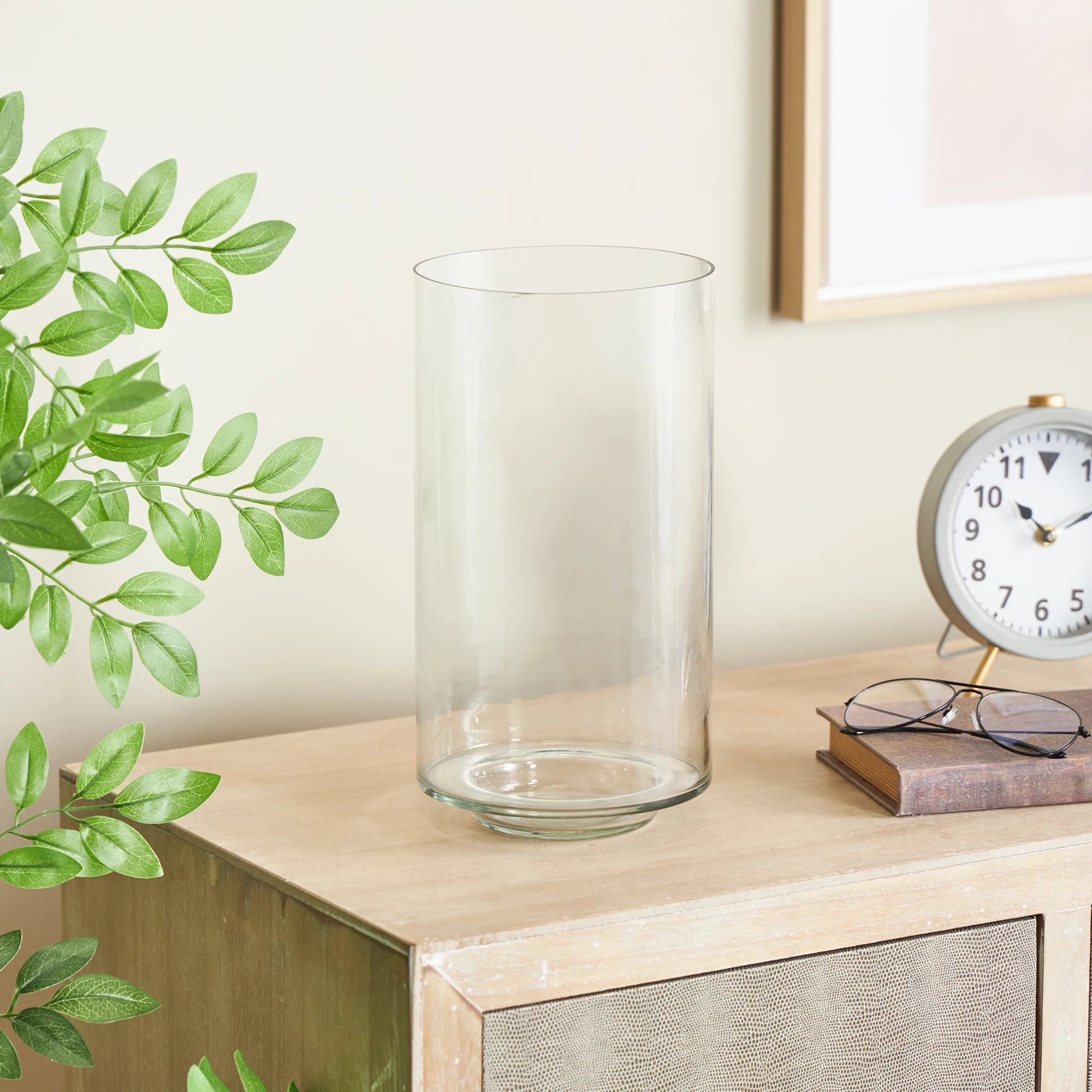 Cole And Grey Glass Wide Vase | Birch Lane