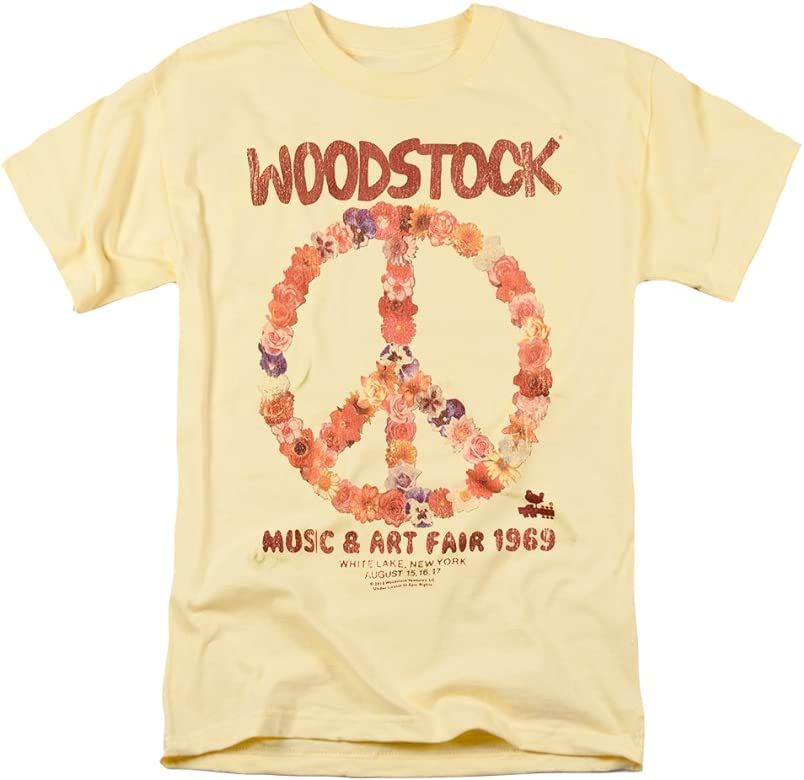 Woodstock Peace Symbol T Shirts & Stickers | Amazon (US)