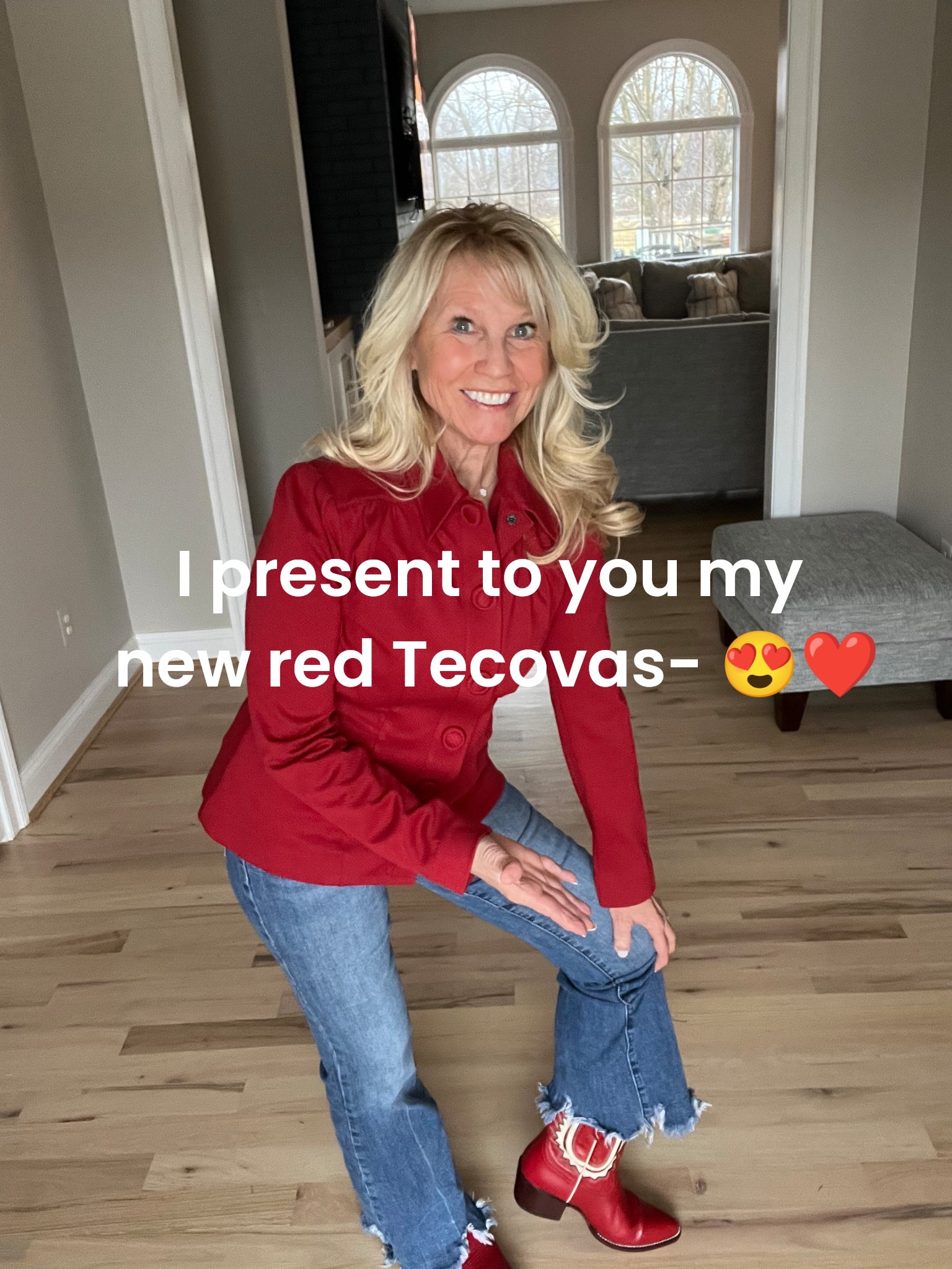 I'm in love with my new red Tecovas 😍❤️ My husband surprised me for my 60th birthday! 
These would make the perfect gift for Valentine's Day too! 


#LTKPetite