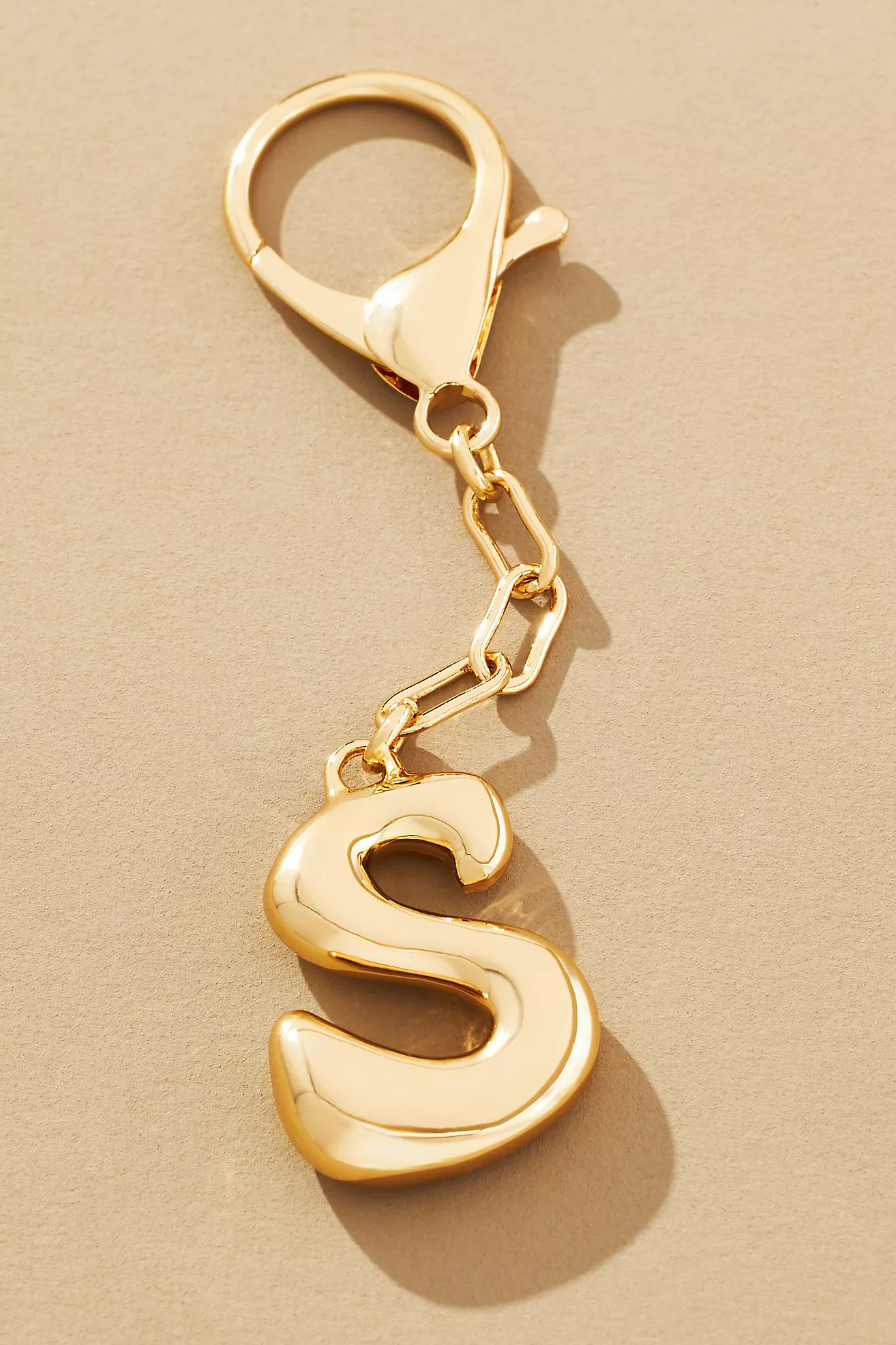 Bubble Letter Monogram Bag Charm | Anthropologie (US)