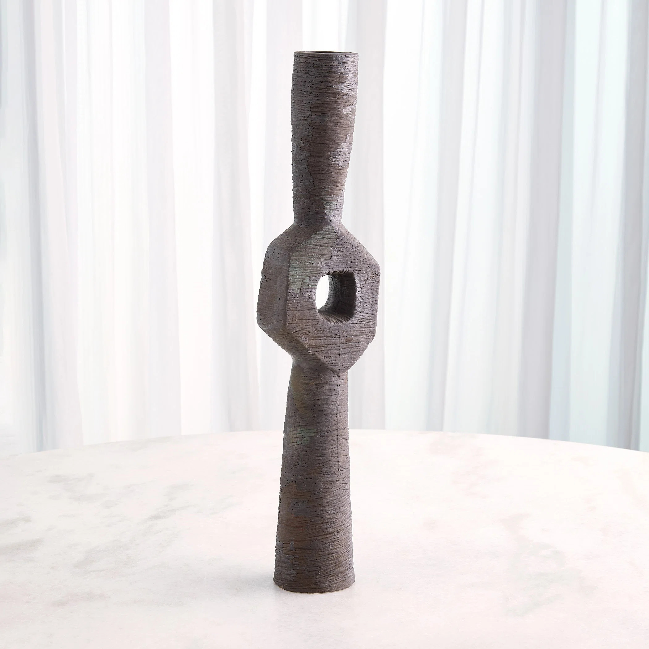 Ebba Vase-Rugged Brown-Lg | Wayfair North America