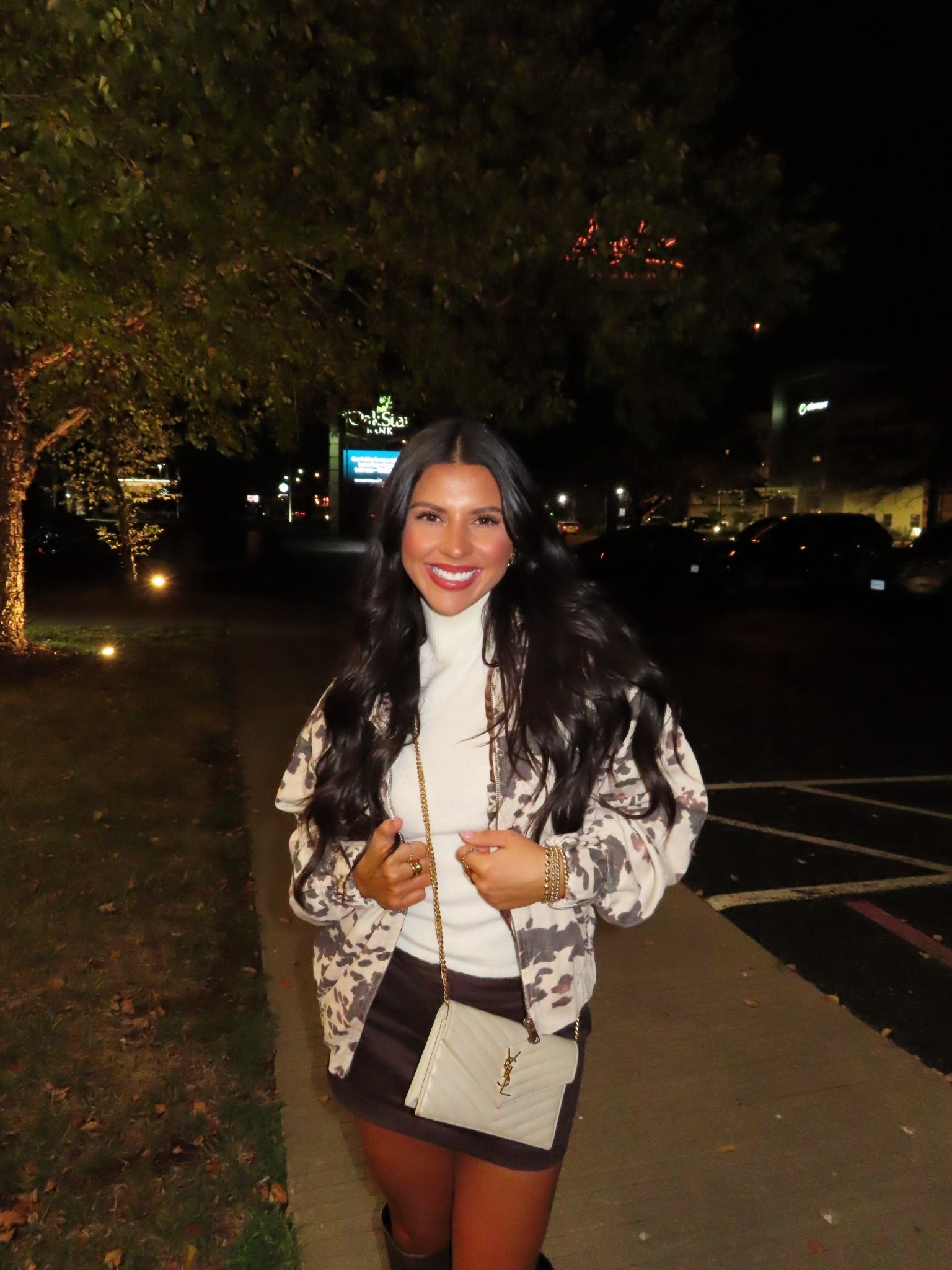 cute fall look! skirt and top are from these three. wearing the xs jacket! 🤎browns

#LTKStyleTip #LTKSeasonal #LTKFallSale