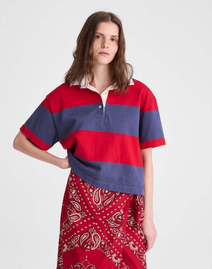 Boxy Rugby Polo | Madewell