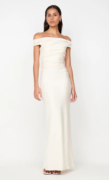 ETERNITY OFF SHOULDER MAXI - CREAM | Bec & Bridge (Global)