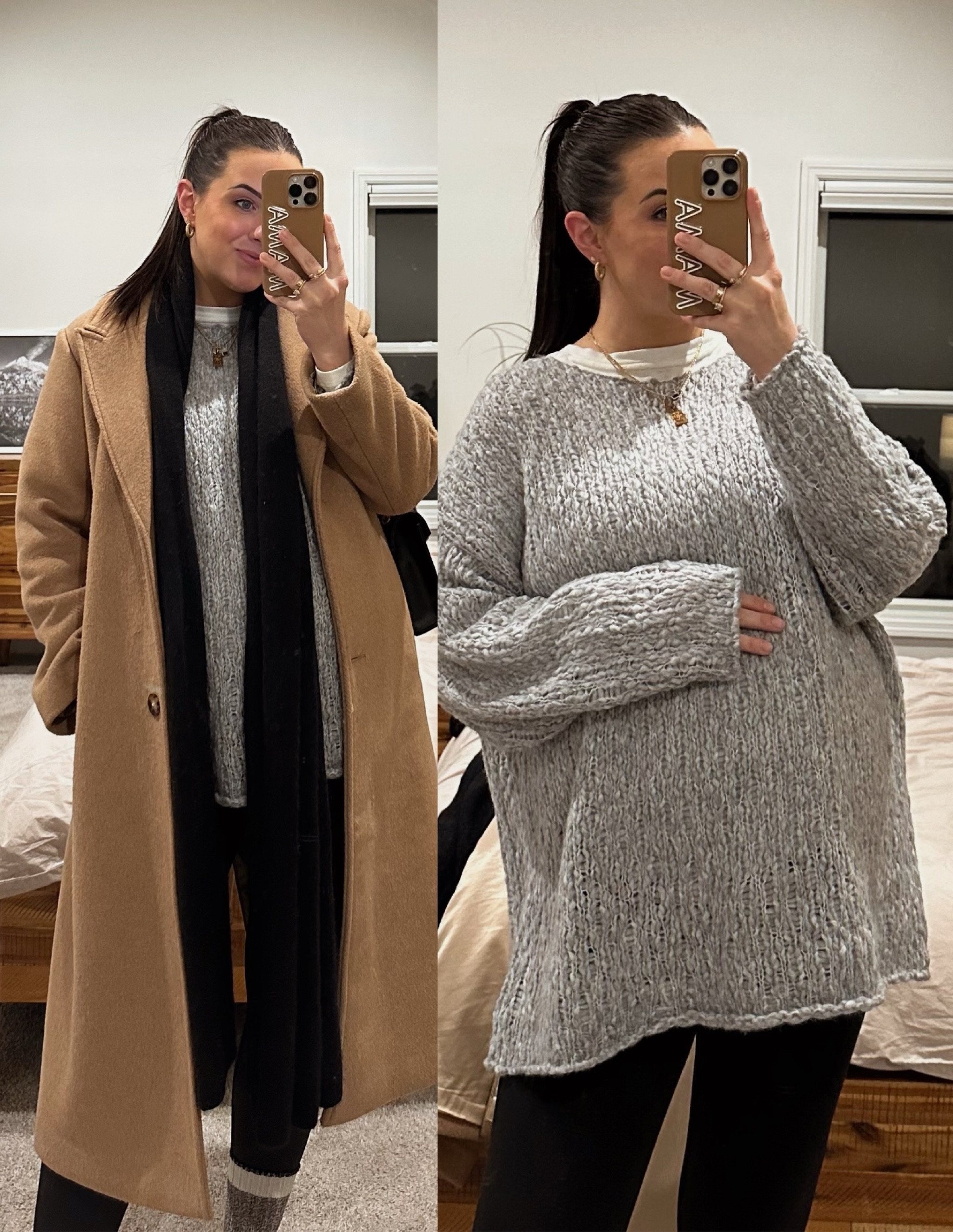 Cozy casual winter outfit - bump friendly! Use code HOLIDAYRUSH for my jacket - makes it $127 from $220.

Use code lauren20 for oak & Luna and LOMEYER20 for electric picks!

M tops, MP jacket, s maternity leggings, size up .5 in sorel boots 

#LTKSeasonal #LTKSaleAlert #LTKBump