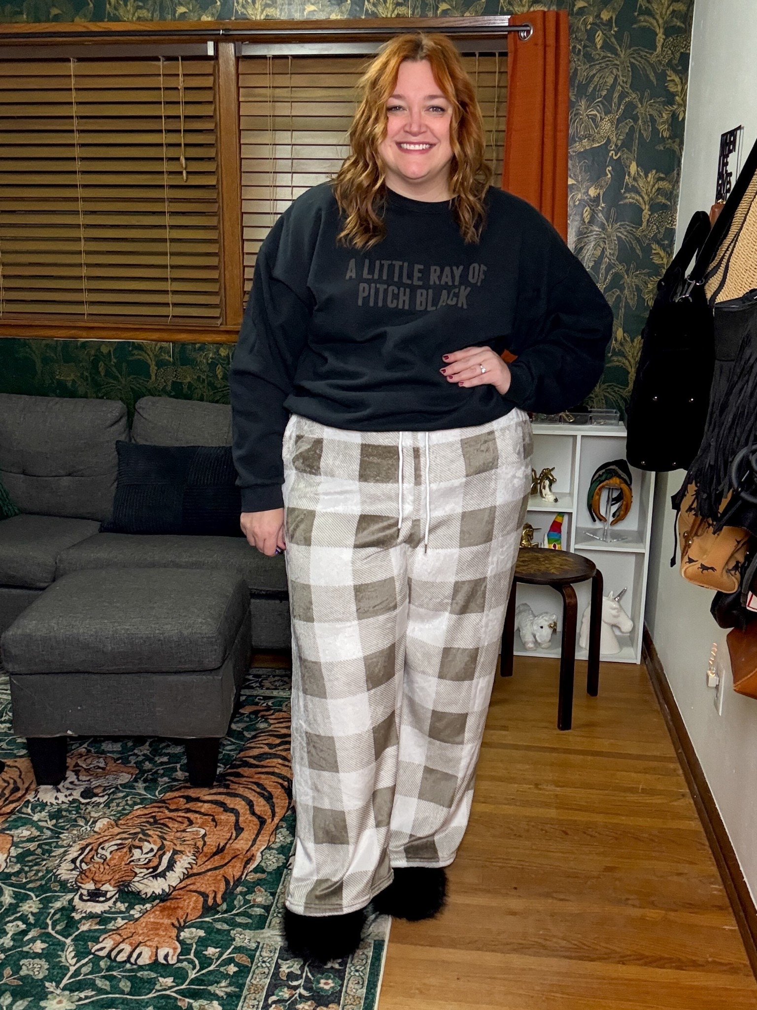I default to joggers usually because finding a long enough pant for my 5’10 body is pretty hard so I was very excited to find these from SHEIN tall curve.

The slippers are also good on my size 10.5-11 feett

#LTKPlusSize #LTKMidsize #LTKTall