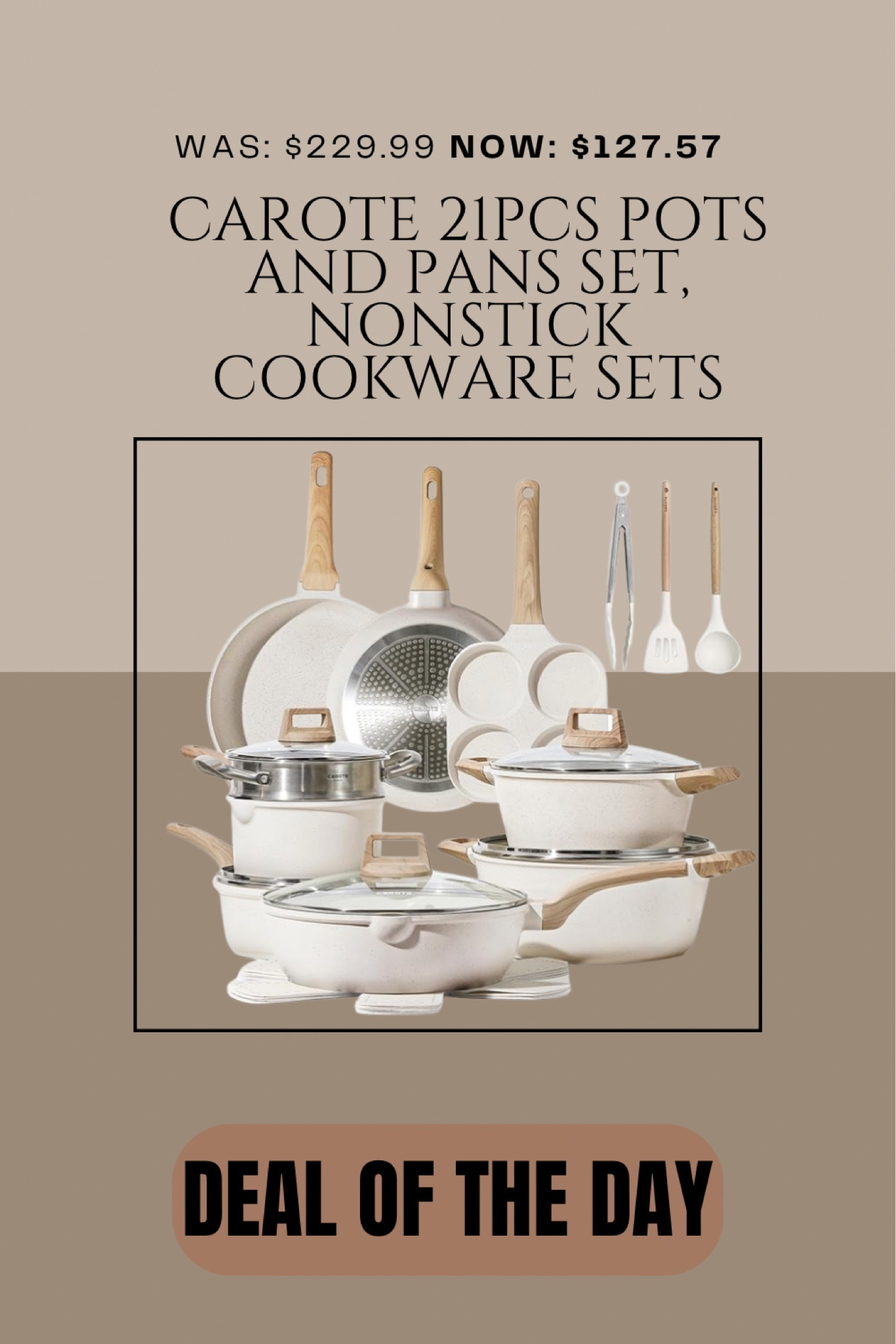 #amazondeals | #dailydeals | carote pots and pans | pots and pans sets| nonstick pans 

#LTKFindsUnder100 #LTKHome #LTKSaleAlert