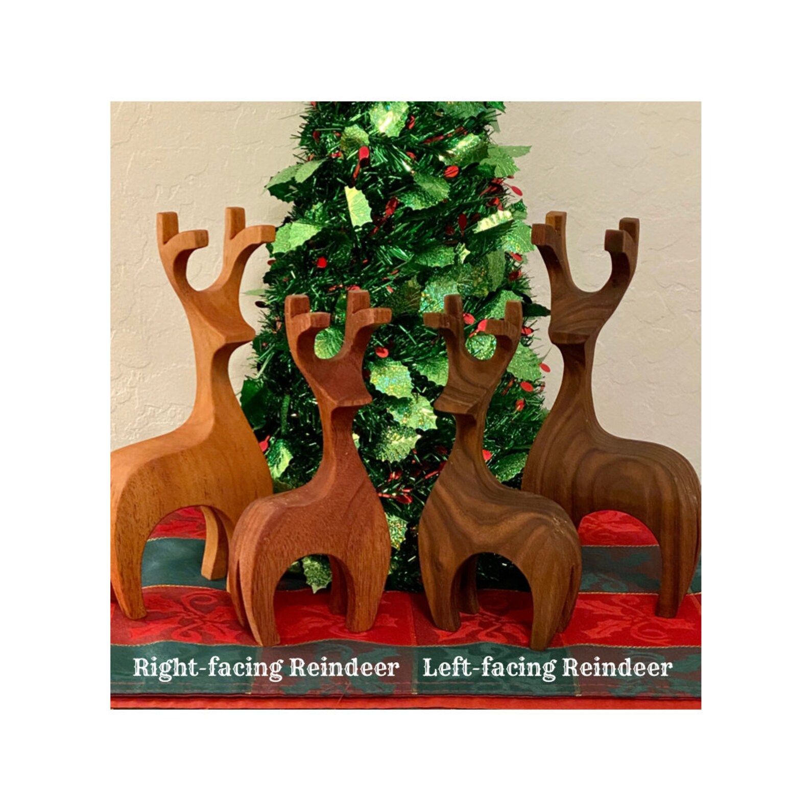 Wooden Reindeer - Etsy | Etsy (US)