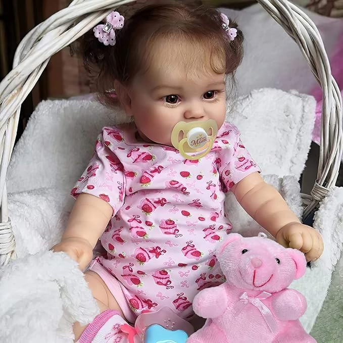 JIZHI Lifelike Reborn Baby Dolls - 20-Inch Real Baby Feeling Realistic-Newborn Baby Dolls Adorabl... | Amazon (US)