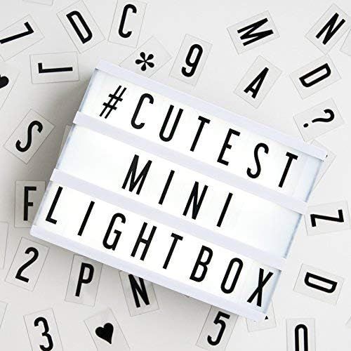 My Cinema Lightbox - The Mini Cinema Lightbox, LED Changeable Quote Sign To Create Personalized M... | Amazon (US)