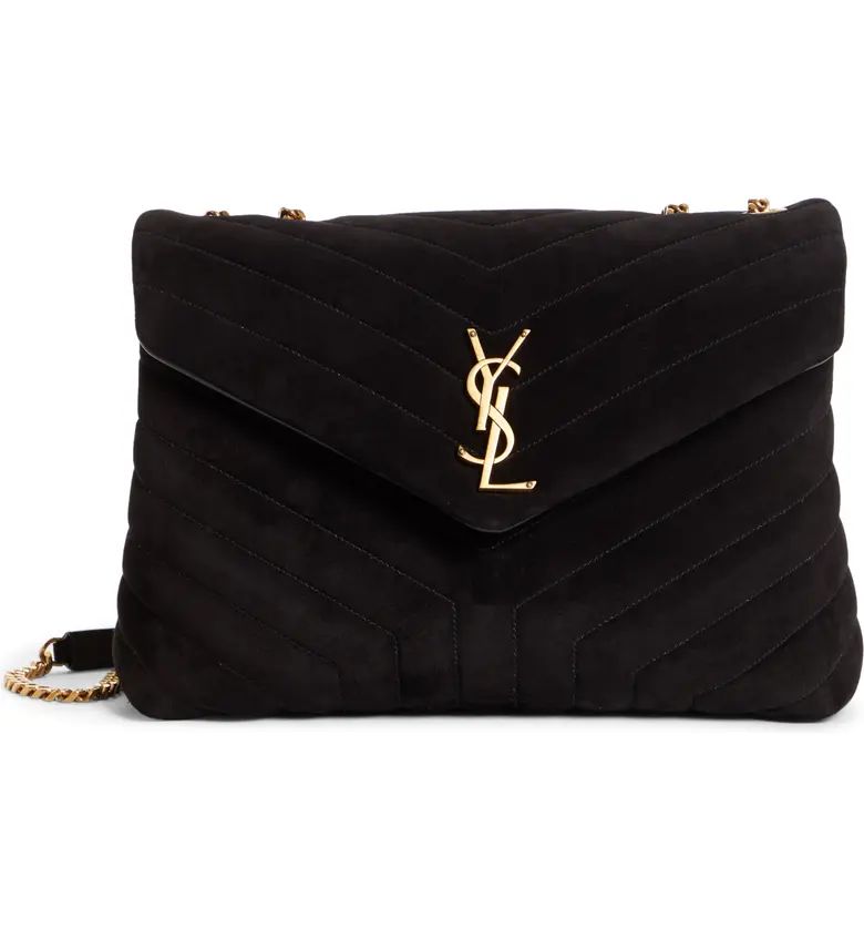 Saint Laurent Medium Lou Matelassé Suede Shoulder Bag | Nordstrom | Nordstrom