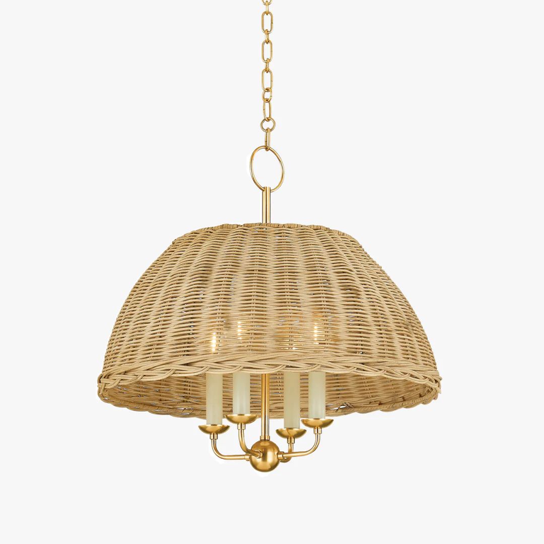 Atherton Rattan Pendant | Dear Keaton