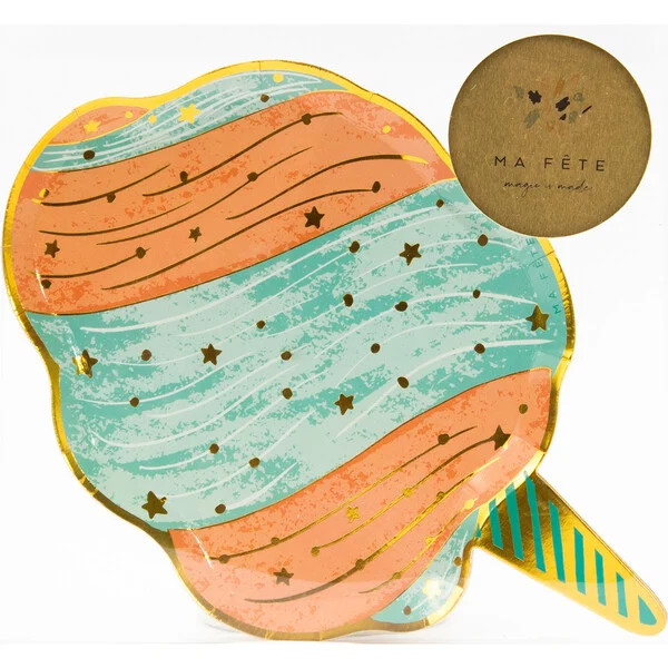 Fun Fair Cotton Candy Plate, Multi | Maisonette