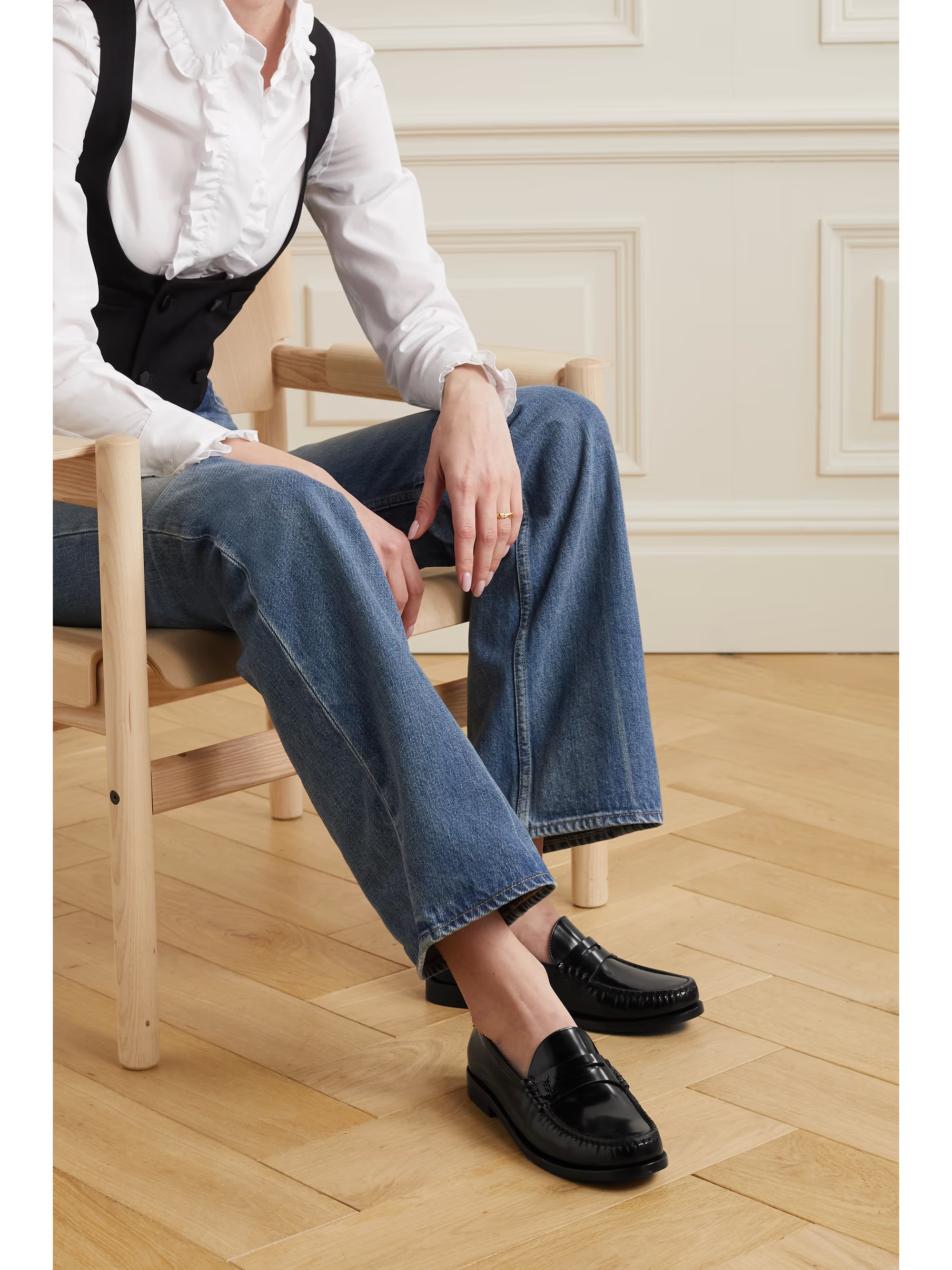 Le Loafer glossed-leather loafers | NET-A-PORTER (US)