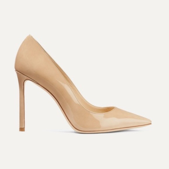 Nude Jimmy Choo Romy 100 pumps size 5 | Poshmark