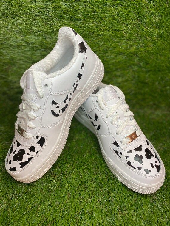 Custom Cow Print Air Force 1  Custom AF1  FREE FAST SHIPPING - Etsy | Etsy (US)