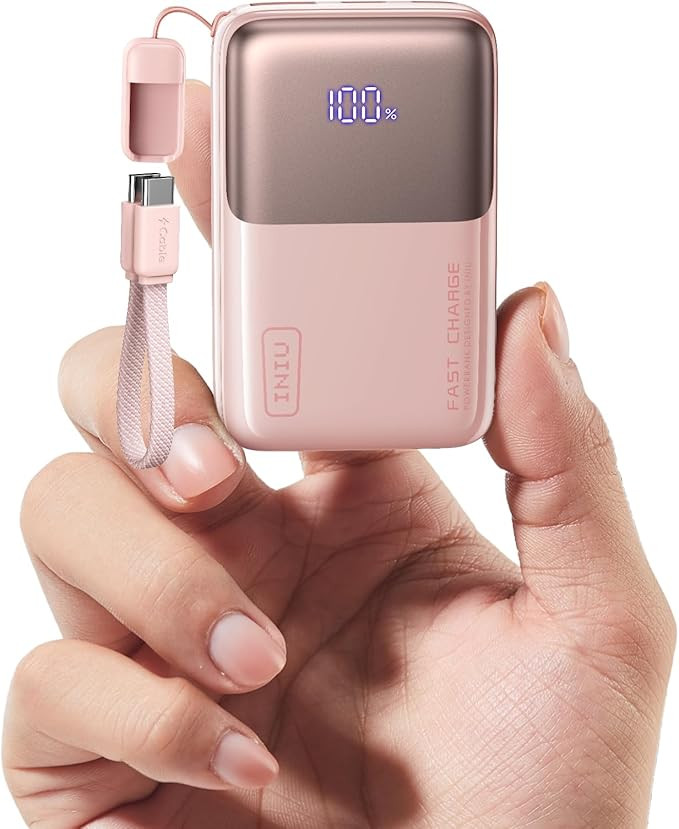 INIU Portable Charger, Ultra Mini 10000mAh 45W Fast Charging Power Bank, USB C Battery Pack with ... | Amazon (US)
