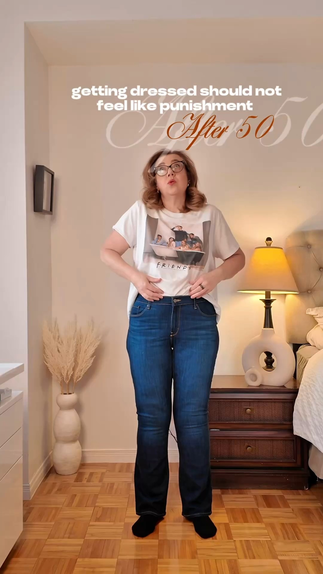 Your clothes should bring joy and comfort. Don’t look at the size on the label. Tight clothing isn’t comfortable but also makes us look bigger because it shows all body folds and imperfections. Size up for relaxed and stylish look. What do you think? Comment below ⬇️ 
Save for inspiration and share with a friend! Follow for more easy tips and ideas on style and beauty for women over 40. 

#LTKwinter #LTKover50style #LTKmidsize