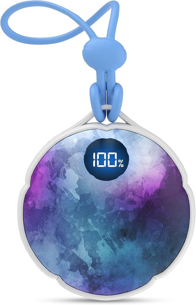 FrSara Rechargeable Hand Warmer, Electric Hand Warmer Hangable w/ 4000mAh Last 10 Hours, 3-Level ... | Amazon (US)