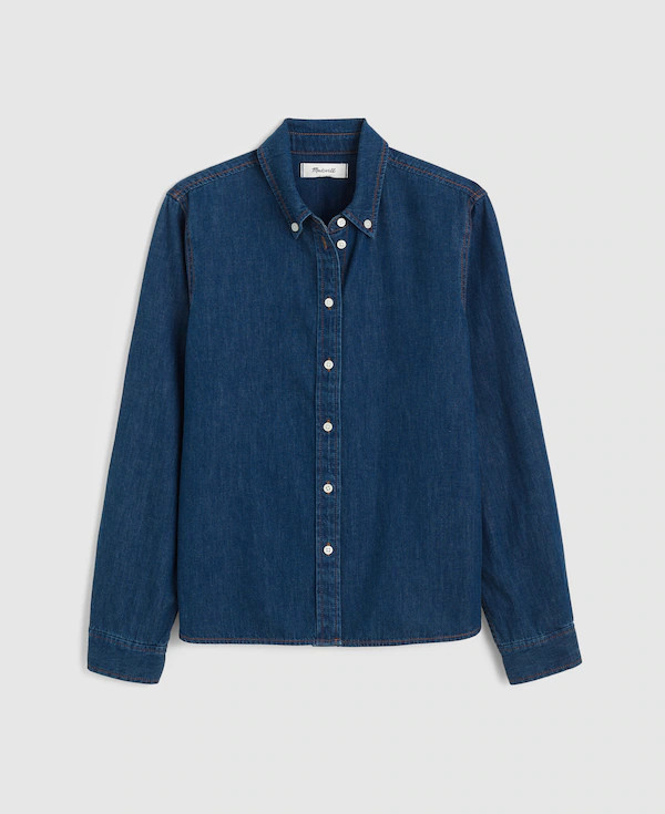 Denim Tuckable Button-Down Shirt | Madewell