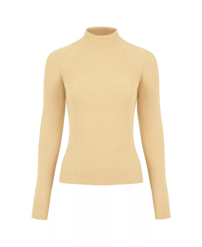 NOCTURNE Women's Turtleneck Knit Sweater - Macy's | Macys (US)